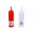 White, Red 8oz Squeeze Dispenser