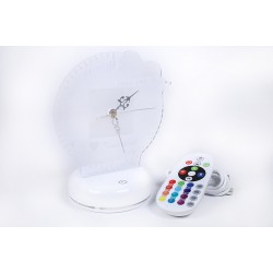 Clock with multi-color changing unit