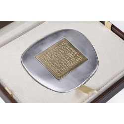 Heritage Paperweight Made up of Silver and Brass Heritage Paperweight Made up of Silver and Brass