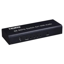 4K 60Hz HDMI SWITCH 4x1 With Audio 4K 60Hz HDMI SWITCH 4x1 With Audio